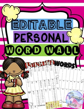 Digital Personal Word Wall for Google Slides by Miss M's Reading Resources  [Video]