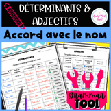French  Editable worksheets Sentence Building Gender numbe