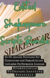 Growing Edited Shakespeare Script Tragedy Bundle- Romeo an