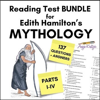 Preview of Edith Hamilton Mythology - Introduction to Greek Mythology - Reading Tests