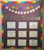 Editing Checklist Bulletin Board