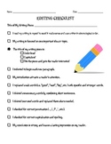 Editing Checklist (Easy to Use!)