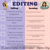 Editing Checklist & Editing Marks