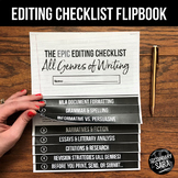 Editing Checklist FLIPBOOK for ANY Writing Assignment