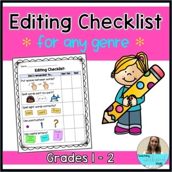 Preview of Editing Checklist for Any Genre