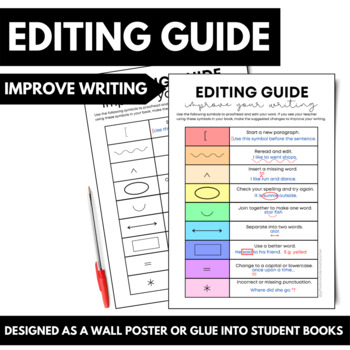 Preview of Editing Guide - Improve Your Writing