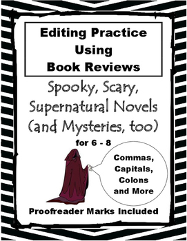 Preview of Editing Paragraphs Using Reviews of Mystery Books 6-8
