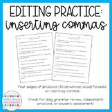 Editing Practice: Inserting Commas