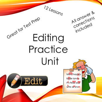Preview of Editing Practice Unit