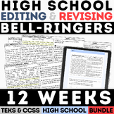 STAAR Revising & Editing Practice Bell-Ringers High School
