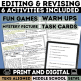 STAAR Practice Revising & Editing & Proofreading Worksheet