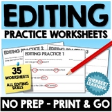 Editing / Revising / Proofreading Practice - corrections & improvements NO PREP