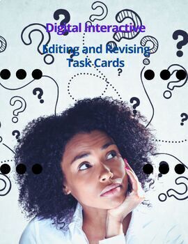 Preview of Editing & Revising Task Cards