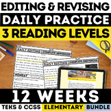 STAAR Revising & Editing Practice Daily Warm Ups Do Nows 3