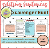 Editing Sentences Scavenger Hunt