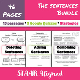 Editing Sentences: Test Prep/ELA/STAAR Aligned/Packet