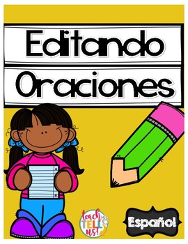 Preview of Editing Sentences in Spanish - Oraciones para editar