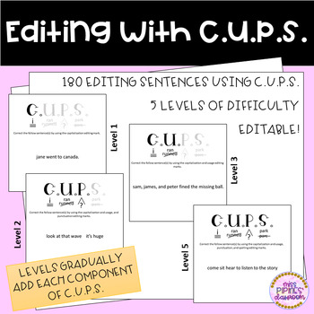 Preview of Editing Sentences with C.U.P.S.
