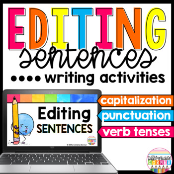 Preview of Editing Sentences with Google Classroom