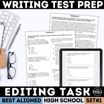 Preview of Editing Task - Revising and Editing Practice Test for FAST Test Google Forms™