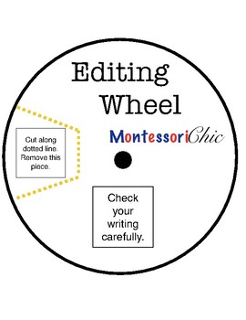 Editing Wheel Worksheets Teaching Resources Teachers Pay Teachers