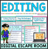 Editing and Grammar digital escape room STAAR test prep br