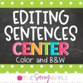 Editing and Proofreading Sentences Practice Activity Gramm