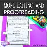 Editing and Proofreading Worksheets & Sentence Proofreadin