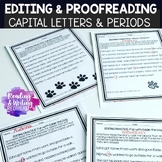 Editing and Proofreading Sentences Practice Worksheets