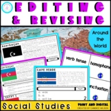 Editing and Revising Task Cards: Around the World
