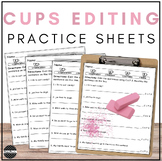 Editing checklist |  Sentence Editing | Editing Practice | CUPS