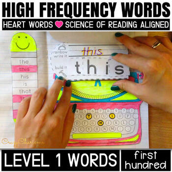 Preview of Edmark Level 1 High Frequency Words Orthographic Mapping Sight Words