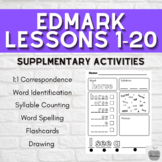 Edmark (Level 1) Lessons 1-20 Supplementary Activities