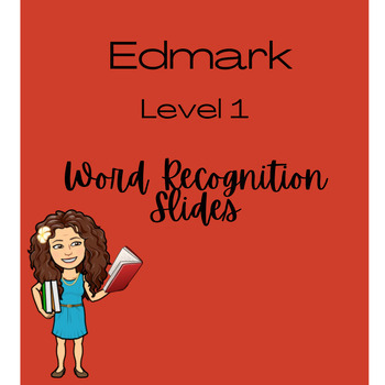 Preview of Edmark Level 1 Sight Word Practice Slides in Lesson Order, Special Education