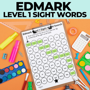 Preview of Edmark Level 1: Sight Words Dot to Dot Stamp It
