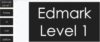 edmark level 1 flashcards