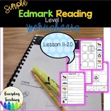 Edmark Level 1 Worksheets (Lesson 11-20)