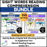 Sight Words Reading Comprehension Activities - Level 1 and