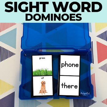 Preview of Edmark Sight Word Dominoes Set 11