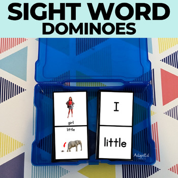 Preview of Edmark Sight Word Dominoes Set 2