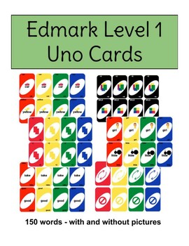Preview of Edmark Uno | Level 1 | Words 21-40