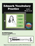 Edmark Vocabulary Practice, Words 21-42 -  Boom Cards with
