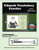 Edmark Vocabulary Practice-Words 43-73 Boom Cards with ASL