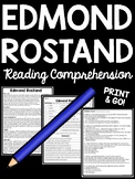 Edmond Rostand Biography Reading Comprehension Worksheet C