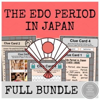 Preview of Edo Period in Japan - Full Bundle