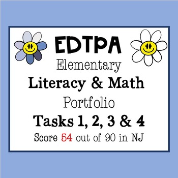Preview of EdTPA Elementary Education Portfolio | Task 1, 2, 3, and 4