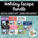 EduEscape™ Holiday Digital Breakout Game Bundle for Google®