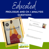 Educated by Tara Westover - Prologue and Chapter One Questions