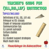 Educating ELL, ESL Students: PD Presentation