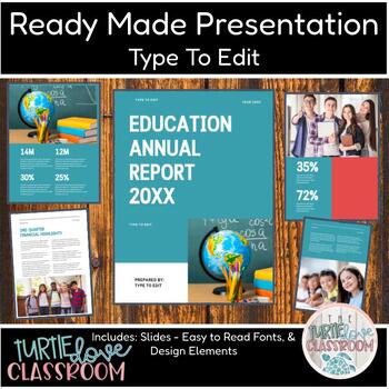 Preview of Education Project Business Report Ready Made Presentation Ready To Edit & Print